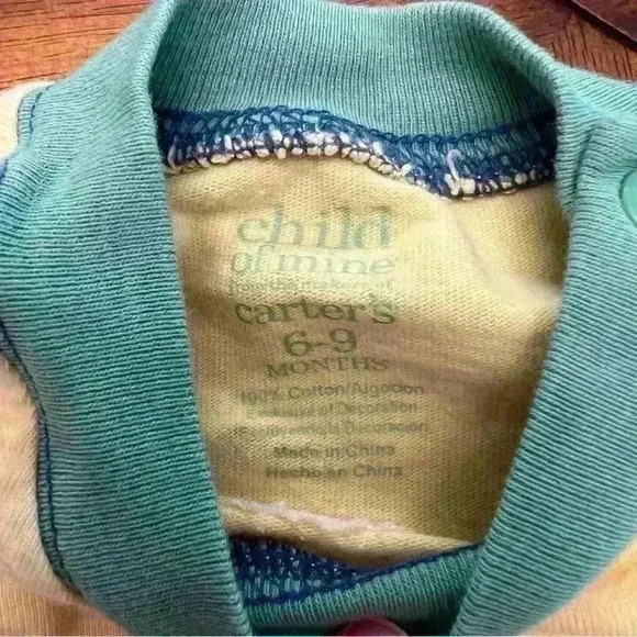 Child of Mine G is for Giraffe Vintage Style Romper 6-9 months - Picture 3 of 3